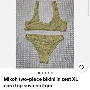 Mikoh two-piece bikini in zest XL cara top suva bottom pre-owed